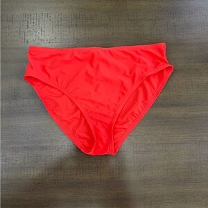 Ellen Tracy Bold Orange Bikini Bottom 10